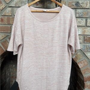 GAP Light Pink Short Sleeve Tee - Sz Lrg